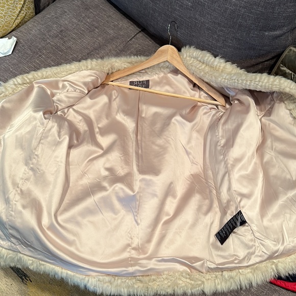 Anthropologie Naomie Faux Fur Coat XL - Picture 9 of 9